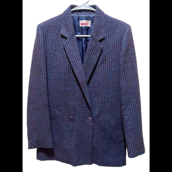 MONDI Women's EU 38 8/10  Wool Blend 90/10 Coat Blazer Multicolor‎ - Picture 1 of 4